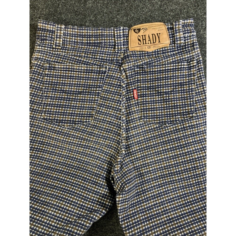 Vintage Y2K Shady Ltd Eminem Plaid Pants Womens Size 13 Baggy Rap Tee Streetwear